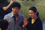 3년 차 커플 박희순-박예진,  공개 영화관 데이트